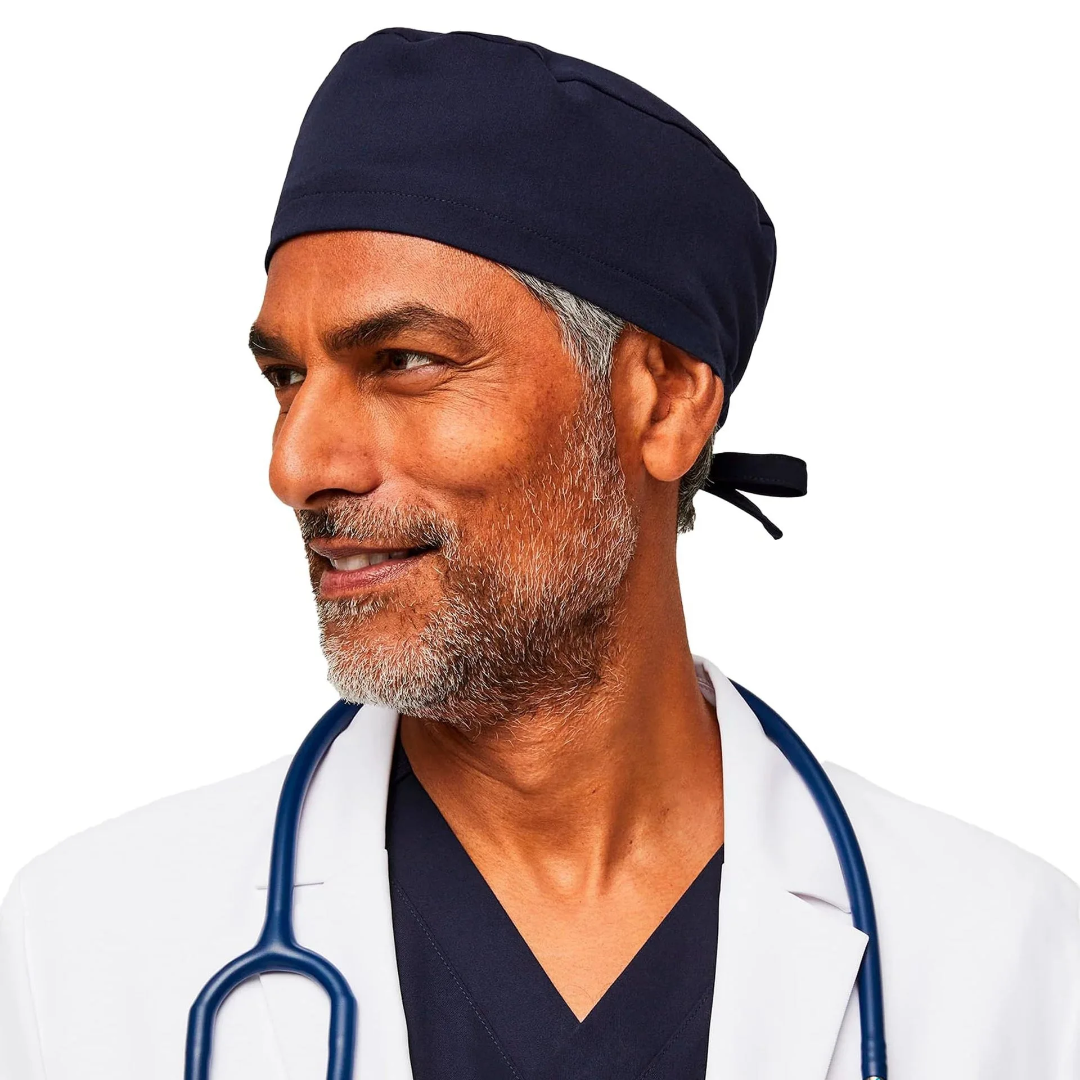 Scrub Cap, Cotton Surgeon Caps Work Hats, Nursing Caps, Non-Slip Nurse Hair Cap, Breathable Nurse Scrub Cap for Men & Women ( waterproof)