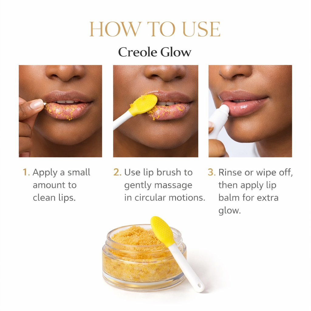 Creole Glow Turmeric Scrub – Brightening & Gentle Cleanser