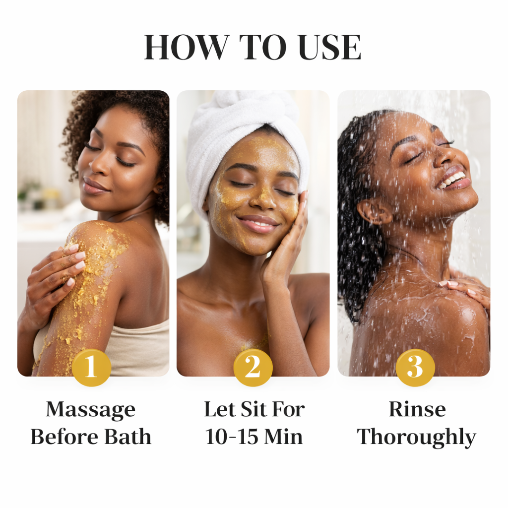 Creole Glow Turmeric Scrub – Brightening & Gentle Cleanser