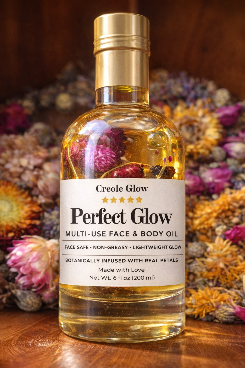 Creole Glow Perfect Glow Bundle - Turmeric Soap, Shea Butter & Glow Oil Skincare Set