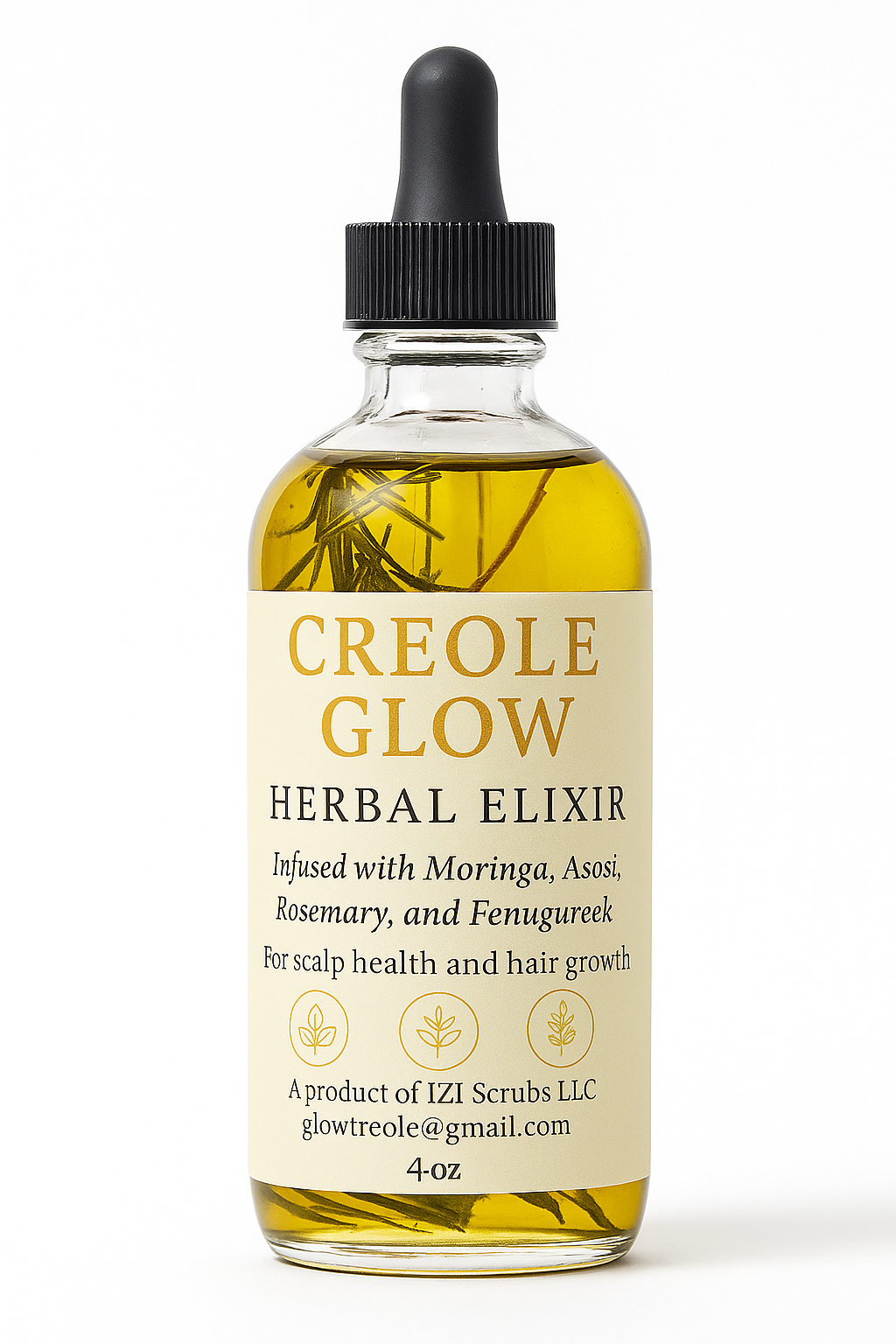 Creole Glow Herbal Elixir Hair Growth Oil