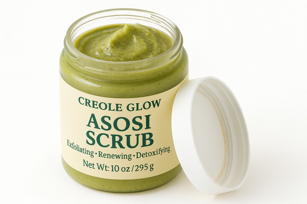 Creole Glow Asosi Scrub | Detox & Glow – 10 oz