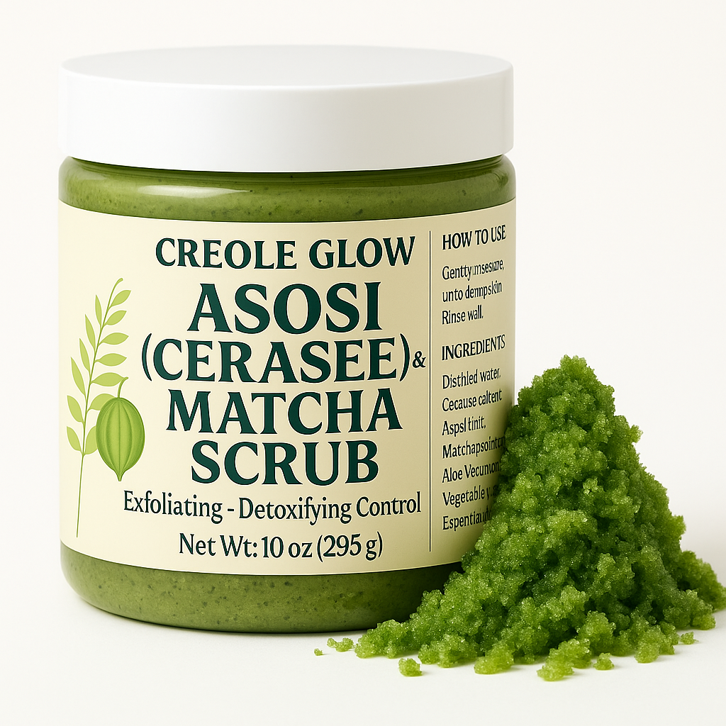 Creole Glow Asosi Scrub | Detox & Glow – 10 oz