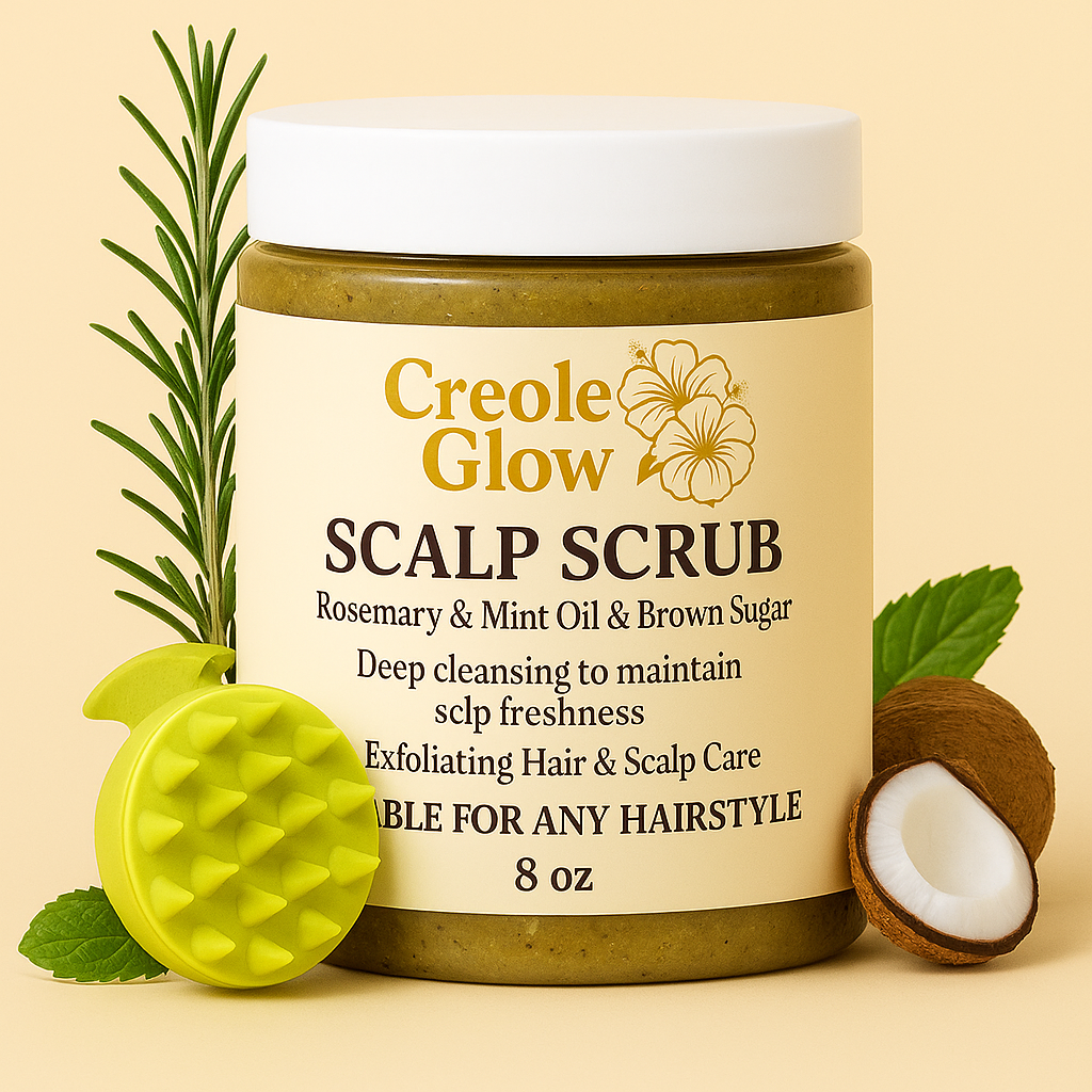 Creole Glow  Scalp Scrub – Goumaj Po Tèt