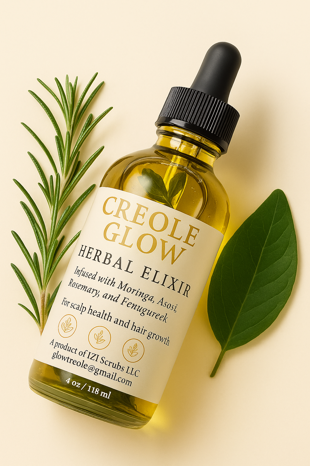 Creole Glow Herbal Elixir Hair Growth Oil