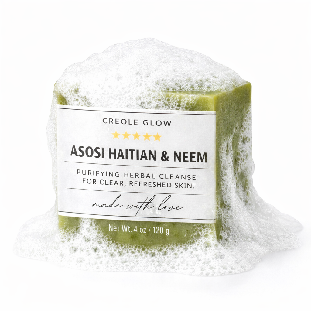 Creole Glow Asosi Soap | Detox & Clear Skin Bar