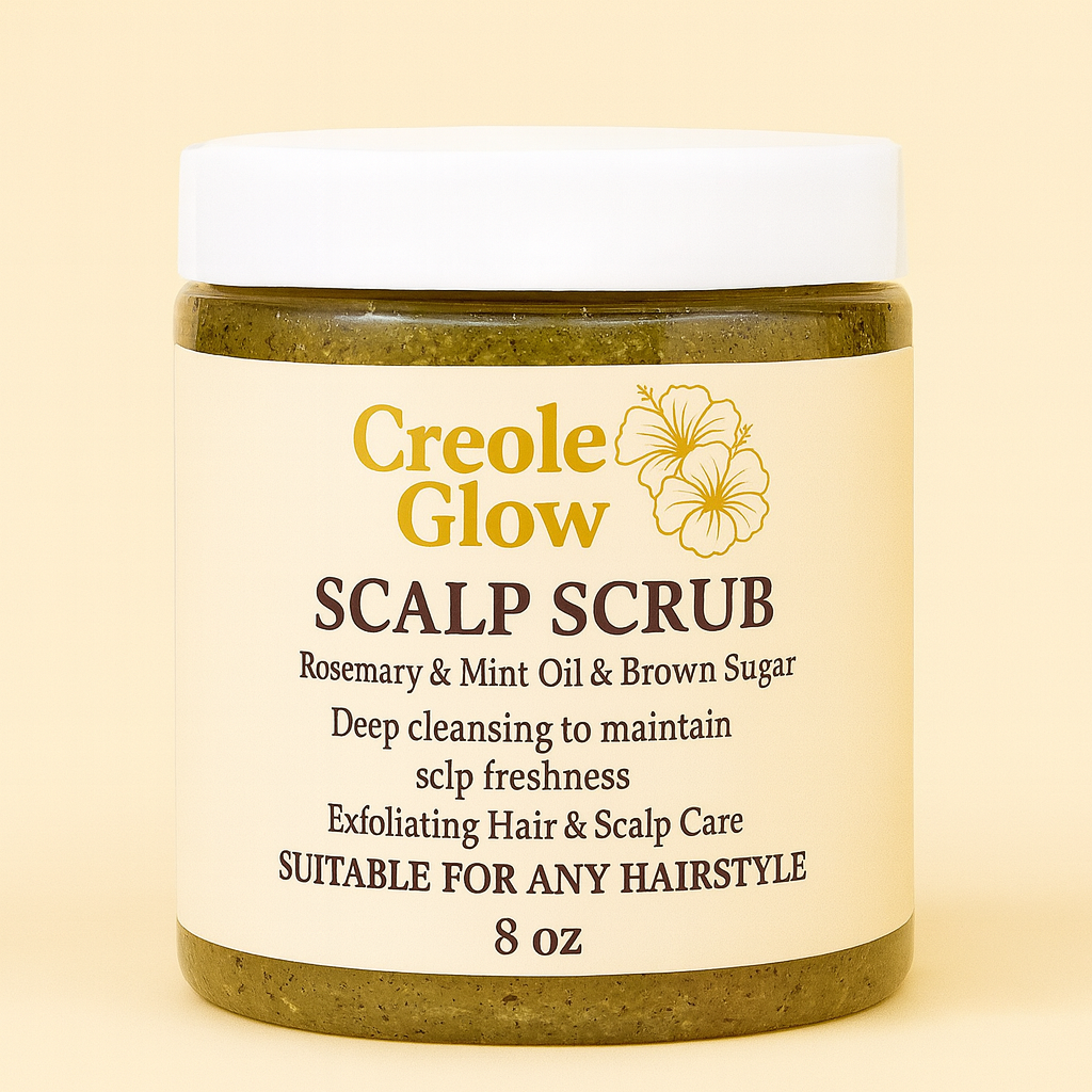 Creole Glow  Scalp Scrub – Goumaj Po Tèt