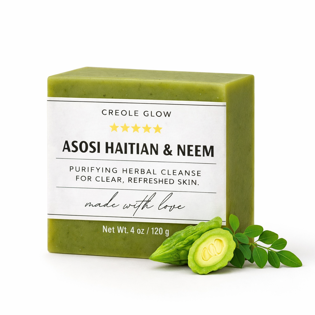 Creole Glow Asosi Soap | Detox & Clear Skin Bar