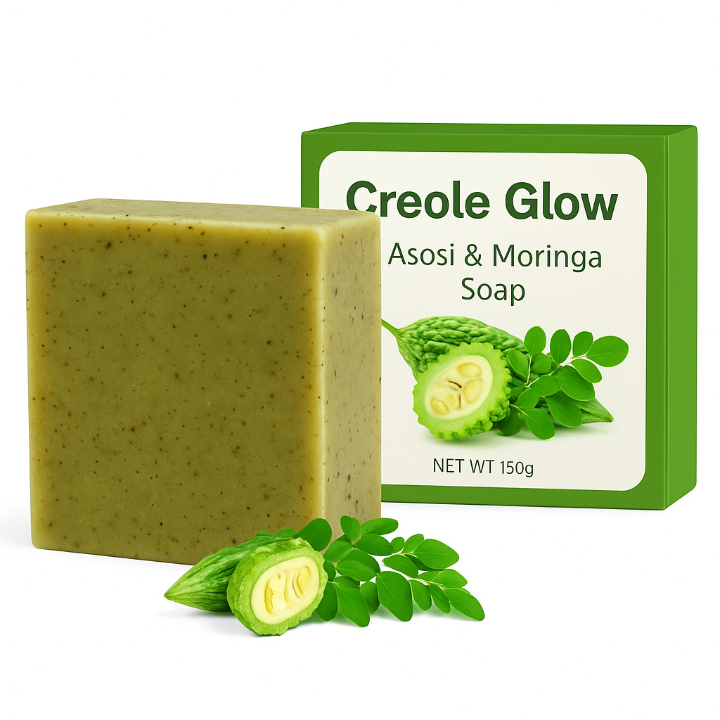 Creole Glow Asosi Soap | Detox & Clear Skin Bar